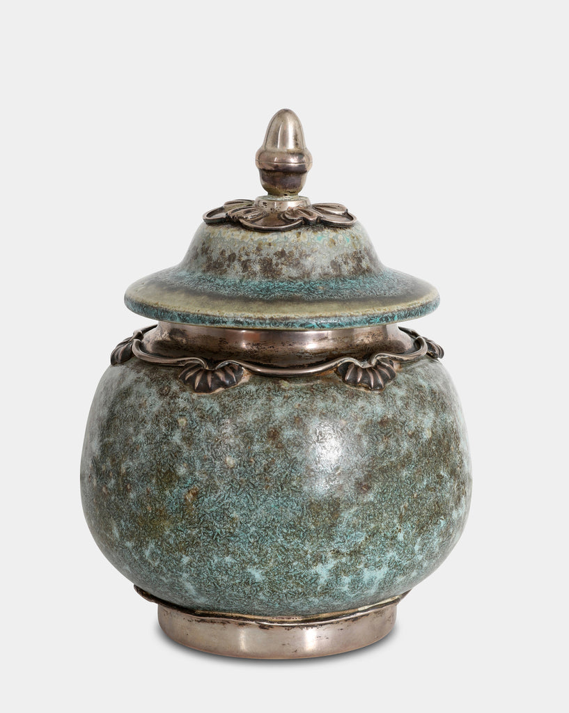 Lidded jar by A. Wolfsen