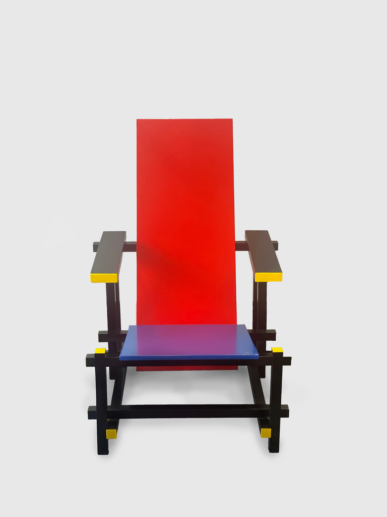 The Red Blue Chair by Gerrit Rietveld Room 58