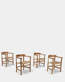 Set of four Arm Chairs by Hans J. Wegner